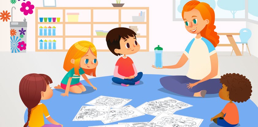 Donner le goût de l'eau aux tout-petits