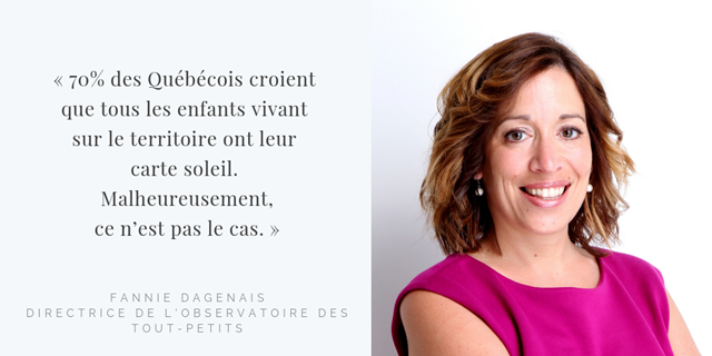BLOGUE | Des tout-petits qui ne sont pas couverts par l’assurance maladie, ça existe au Québec? 